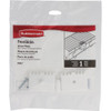 Rubbermaid FreeSlide Closet Joiner Plate FG3D67LOWHT 204216