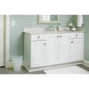 Rubbermaid Spa Works 2.25 Gal. Clear Vanity Wastebasket FG290200CLR 638951