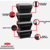 Rubbermaid 8 Gal. ActionPacker Tote RMAP080000 602634