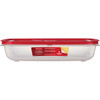 Rubbermaid EasyStore 28.8 C. Clear Rectangular Food Storage Container with Lid