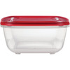 Rubbermaid EasyStore 41.5 C. Clear Rectangular Food Storage Container with Lid 2210129 605824