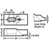 Te-Co Edge Clamp, Low, 1-1-2, 3-7-8, 7-8, 1-2 33823