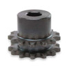 Double Strand Sprocket, Plain, 40-2 Chain Size, 1/2 Bore Dia., 13 # of Teeth