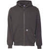 Berne Heritage Grid 2XL Graphite Heather Fleece-Lined Full-Zip Hooded Sweatshirt SZ107GPHR520 725790