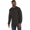 Berne Performance Men's 3XL Black Long Sleeve Pocket T-Shirt BSM39BKR560