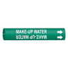 Brady Pipe Mrkr,Make Up Watr,13/16in H,4/5in W 4093-A