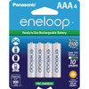 Panasonic Eneloop AAA Ni-MH Pre-Charged Rechargeable Solar Batteries (4-Pack)