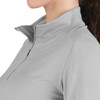 Berne Women's Medium Heather Gray Midweight UPF Quarter-Zip Shirt WSH14HGYR400 760161