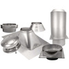 SELKIRK Sure-Temp 6 In. Stainless Steel Flat Ceiling Chimney Support Kit 206493