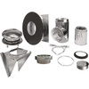 SELKIRK Sure-Temp 6 In. Stainless Steel Thru-The-Wall Chimney Support Kit 206495
