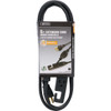 Master Electrician 6 Ft. 16/3 SJTW Black Indoor Extension Cord 04005-ME