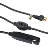 Master Electrician 6 Ft. 16-3 SJTW Black Indoor Extension Cord 04005-ME 557976