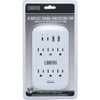 Master Electrician 6-Outlet White Right Angle Surge Strip with 6 Ft. Cord