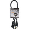 Master Electrician 3 Ft. 18/2 HPN Miniature Plug Appliance Cord 09303-ME-08