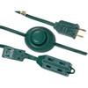 Master Electrician 9 Ft. 16-2 Christmas Tree Green Cube Tap Extension Cord 09493 519378