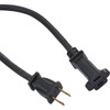 Master Electrician 15 Ft. 16-2 SJOW Black Round Extension Cord 02210-ME 551260