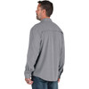 Berne Flex Medium Black Heathered Long Sleeve UPF Button Down Shirt SH34BKHR400 750106