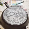 Lodge 12 In. USA 250 Cast Iron Skillet L10SKA250 636457