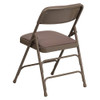 Flash Furniture Beige Fabric Folding Chair,PK2 2-HA-MC309AF-BGE-GG