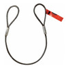Dayton Wire Rope Sling,12ft L,11200 lb Load Cap 1DNF1