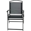 3-Piece Black Steel & Sling Bistro Set S13-S3649 Set 831022