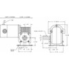 DC Gearmotor, 55 in-lb Max. Torque, 180 RPM Nameplate RPM, 90V DC Voltage  3XA84