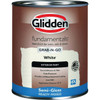 Glidden Fundamentals Exterior Grab-N-Go White Semi Gloss Quart GLFEXT30WH/04