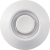 Heath Zenith White Metal Lighted Doorbell Button 18000143 502949