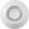 Heath Zenith White Metal Lighted Doorbell Button 18000143 502949