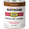Stops Rust Flat Brown Enamel 239083 783765