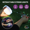 Bell+Howell Retractable RGB LED String Light Set 6357 643871