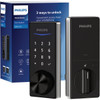 Philips Bluetooth Touchscreen Electronic Deadbolt with Wifi Bridge, Satin Nickel