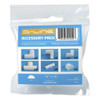 Accessory Multipack, 2 in L, 3-4 in W, 1 Channel, PVC, White  US/CLOAP2010W