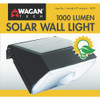 Wagan Tech Black Motion Activated Dusk To Dawn 1000 Lm. Solar Wall Light 8570 542469