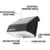 Wagan Tech Black Motion Activated Dusk To Dawn 1000 Lm. Solar Wall Light 8570 542469