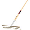 Truper Tru Pro 18.5 In. Steel Landscape Rake (16-Tine) R-16MXX