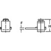 Mechanical Lug, 3-0 AWG Max, 1 Conductor, 1 Hole, 13-32 in Stud, Copper  STC3104