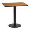 Rectangle Natural Laminate Table, Laminate Top, Wood Grain