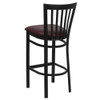 Flash Furniture Black School Stool-Burg Seat,PK2 2-XU-DG6R8BSCH-BAR-BURV-GG
