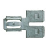 Panduit Male/Female Disconnect Adaptr,Bare,PK100 D-250A-C