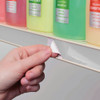Siffron 200 Ft. Roll Matte Steel Gray Shelf Channel Insert Label Release 9800015230 997874