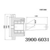 Hhip MT5 X 160mm Taper Shank Rotating Body For Chucks 3900-6031