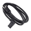 Monoprice PC Power Cord, 5-15P, IEC C13, 6 ft., Blk, 10A 7676