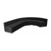 4 pcs. Living Room Set, 25-1/4" to 89-1/2" x 27", Upholstery Color: Black