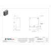 Padlockable Hasp Electrical Enclosures, 18 in H, 8 in D, 18 in W, 3R, Steel  RSC181808