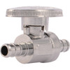 SharkBite 3/8 In. Barb PEX-B Quarter Turn Stop Straight Valve 23382LF