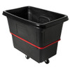 Rubbermaid Commercial Utility Truck,7-16cu yd.,800lb Cap,Black FG471200BLA