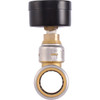 SharkBite 3-4 In. Push-to-Connect Pressure-Gauge Brass Tee UR24438A 480069
