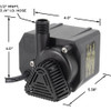 Beckett Pump-115V Submersible 6' cord W-plug G600A