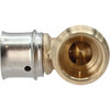SharkBite 1-2 In. x 1-2 In. MNPT PEX Press Brass Adapter Elbow UCP280Z 408526